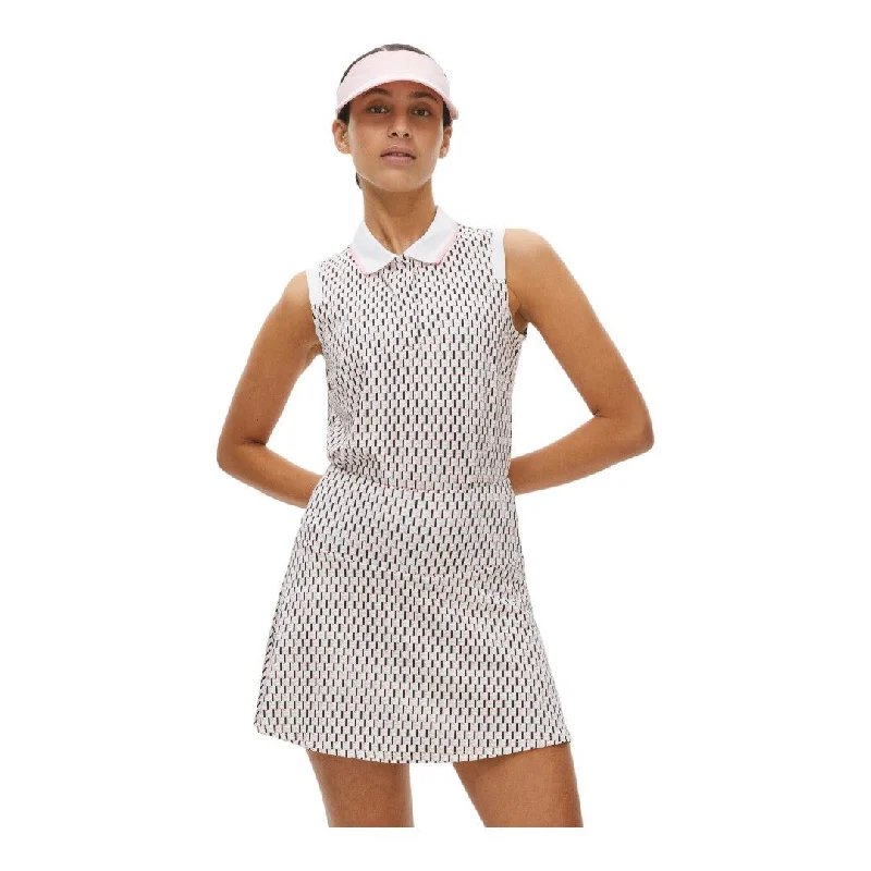 Rohnisch Ladies Sleeveless Deni Golf Polo Shirt 111522 Classic Button-Up Short Tee