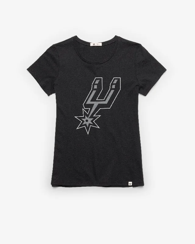 SAN ANTONIO SPURS PREMIER '47 FRANKIE TEE WOMENS Cashmere Blend Cotton Blend Poly Blend