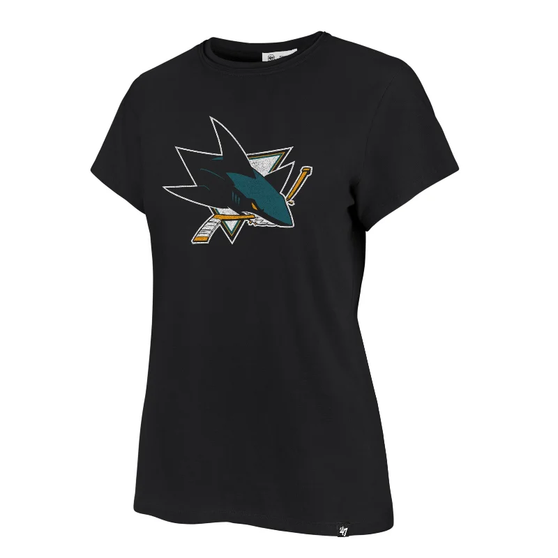 SAN JOSE SHARKS PREMIER '47 FRANKIE TEE WOMENS Chenille Blend Fleece Blend Nylon Blend