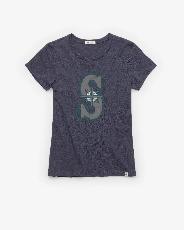 SEATTLE MARINERS PREMIER '47 FRANKIE TEE WOMENS Print Jacquard Patchwork