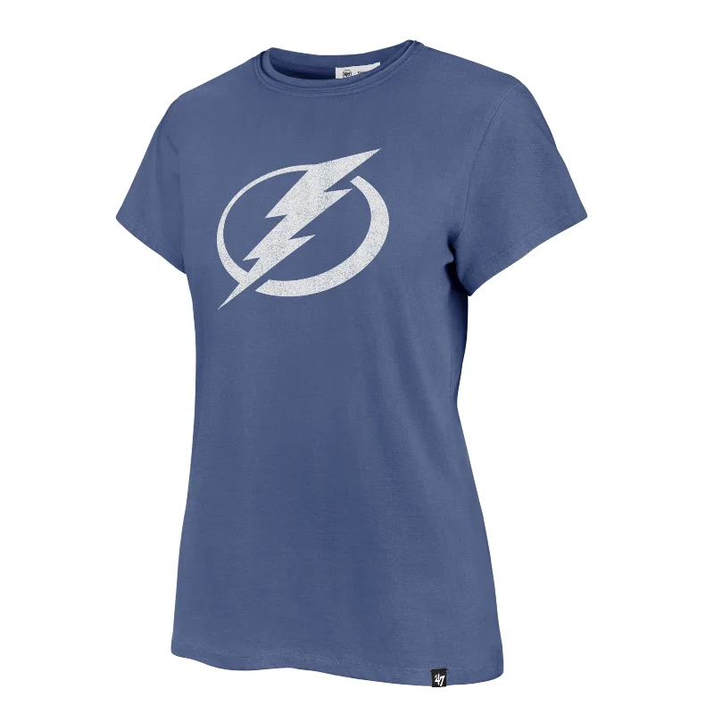 TAMPA BAY LIGHTNING PREMIER '47 FRANKIE TEE WOMENS Spandex Blend Rayon Blend Denim Blend TAMPA BAY LIGHTNING PREMIER '47 FRANKIE TEE WOMENS Spandex Blend Rayon Blend Denim Blend