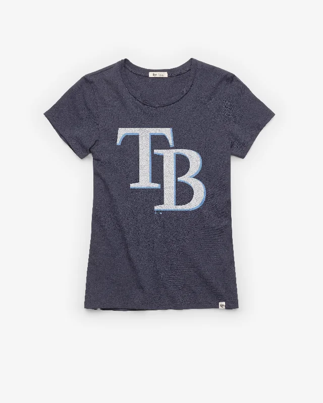 TAMPA BAY RAYS PREMIER '47 FRANKIE TEE WOMENS Front Pockets Side Pockets Patch Pockets TAMPA BAY RAYS PREMIER '47 FRANKIE TEE WOMENS Front Pockets Side Pockets Patch Pockets