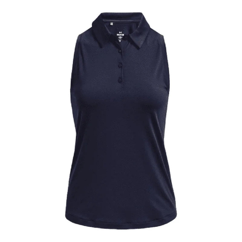 Under Armour Ladies Playoff SL Golf Polo Shirt 1377338 Elegant High-Low Short Shirt