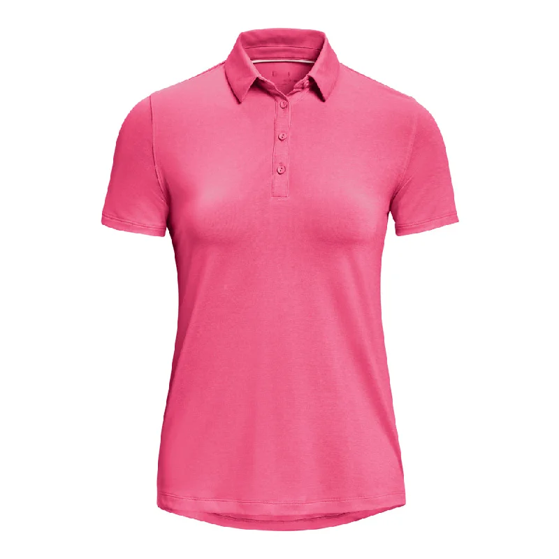 Under Armour Ladies Zinger Golf Shirt 1363949 Classic Denim Short Sleeve