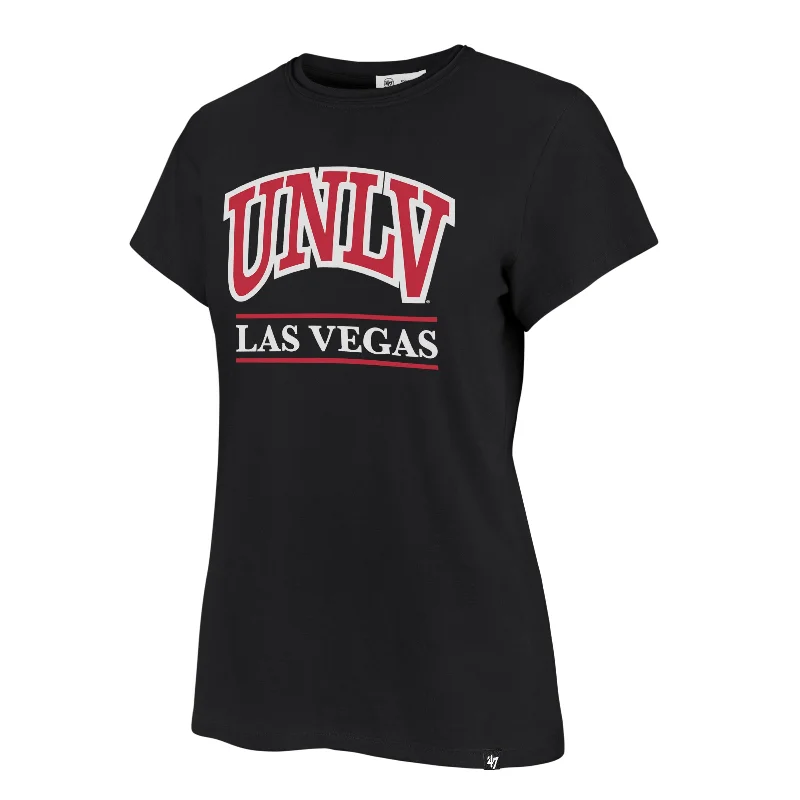 UNLV REBELS FINELINE '47 FRANKIE TEE WOMENS Polka Dot Checkered Tartan