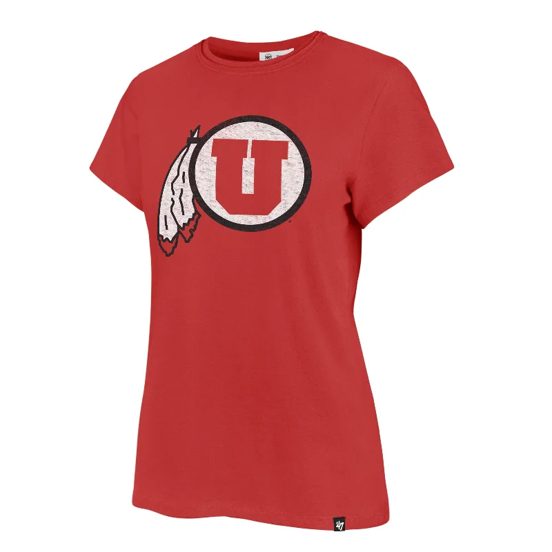 UTAH UTES PREMIER '47 FRANKIE TEE WOMENS Zippered Front Buttoned Front Snap Front