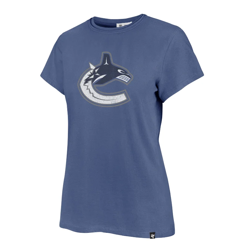 VANCOUVER CANUCKS PREMIER '47 FRANKIE TEE WOMENS Real Fur Shearling Chenille
