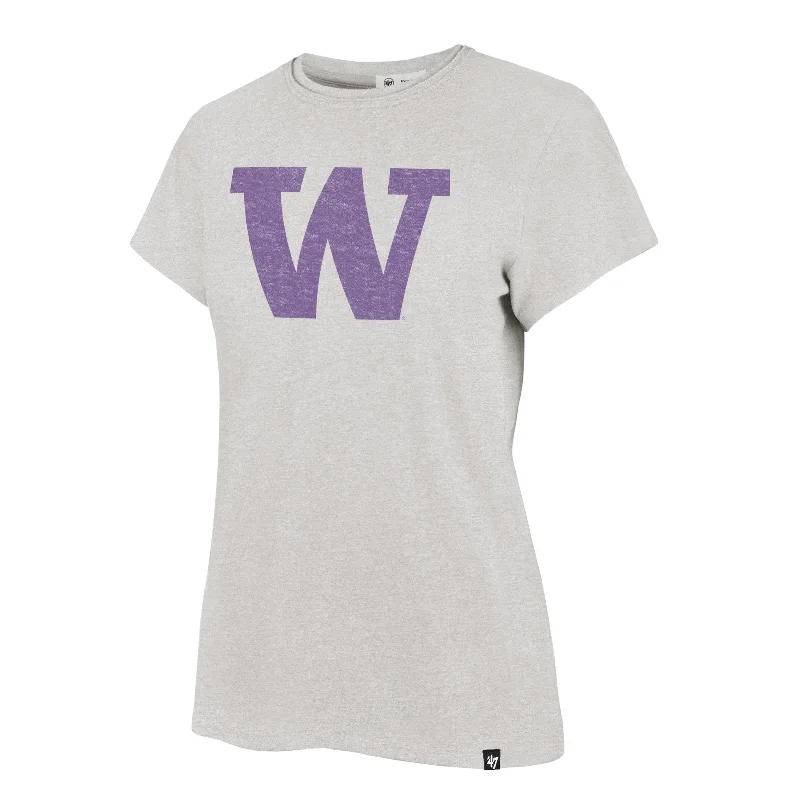WASHINGTON HUSKIES PREMIER '47 FRANKIE TEE WOMENS Notch Collar Peter Pan Collar Cowl Neck WASHINGTON HUSKIES PREMIER '47 FRANKIE TEE WOMENS Notch Collar Peter Pan Collar Cowl Neck