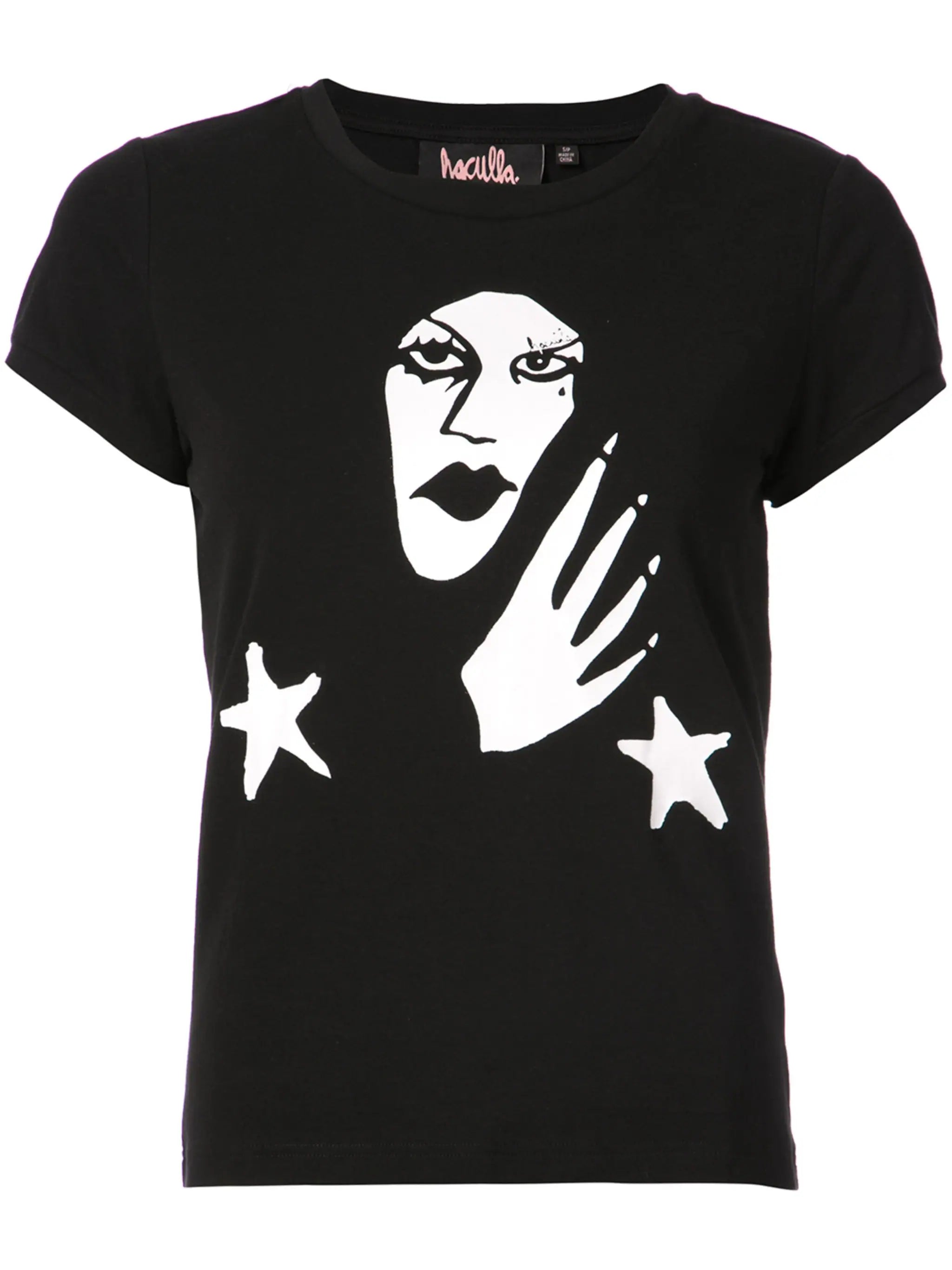 WITCHY TEE Striped Floral Plaid
