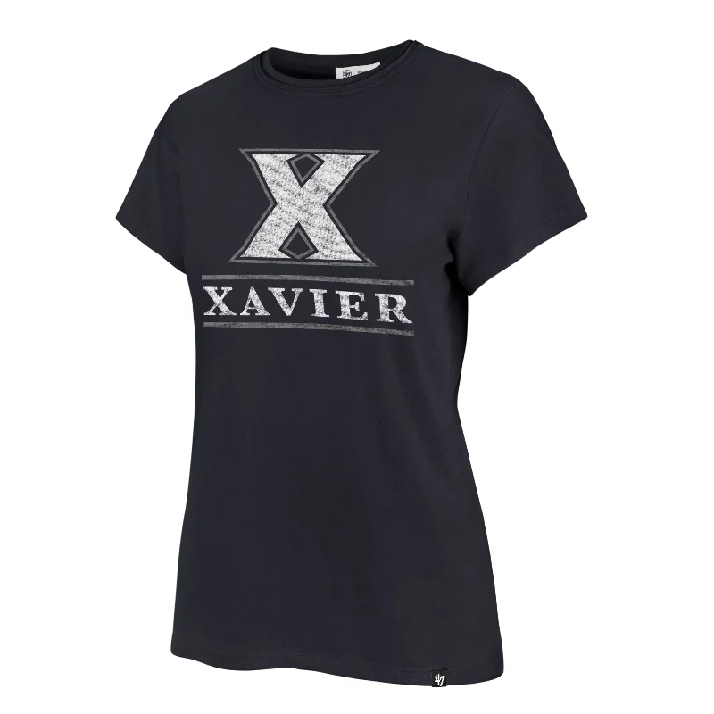 XAVIER MUSKETEERS FINELINE '47 FRANKIE TEE WOMENS Knit Fabric Woven Fabric Fleece Fabric XAVIER MUSKETEERS FINELINE '47 FRANKIE TEE WOMENS Knit Fabric Woven Fabric Fleece Fabric