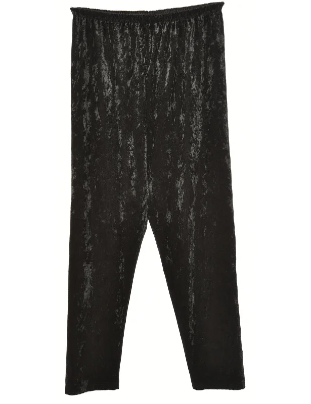 Black Trousers - W28 L32 Trousers Ceremony Elegant
