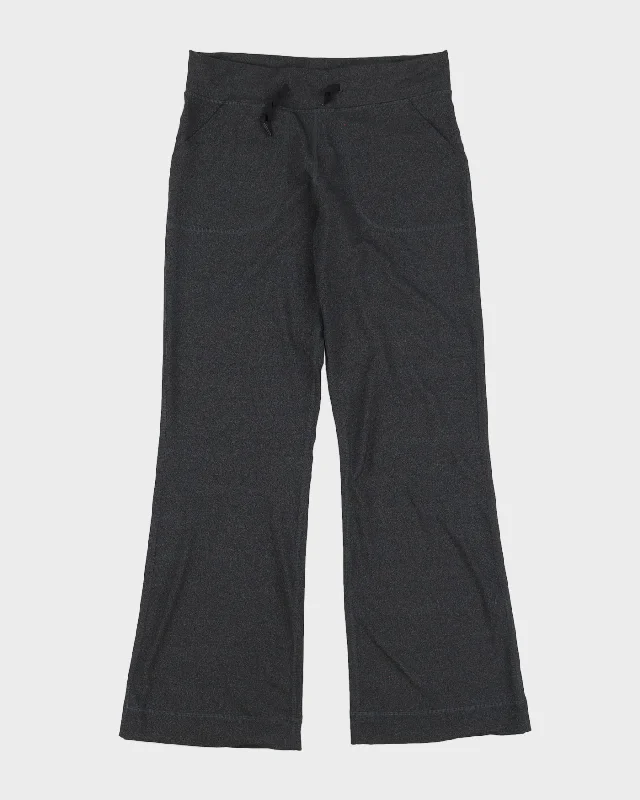 Grey Flared Sports Trousers - M Trousers Office Stylish