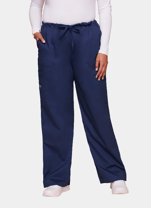 Cherokee Core Stretch Unisex Drawstring Cargo Scrub Trousers WWE4043 - Navy Trousers Favorite Customer Cherokee Core Stretch Unisex Drawstring Cargo Scrub Trousers WWE4043 - Navy Trousers Favorite Customer