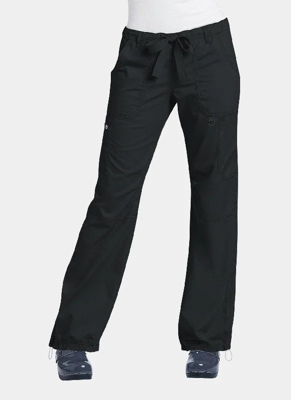 Koi Classics Lindsey Scrub Trousers - Black Trousers Winter Warm