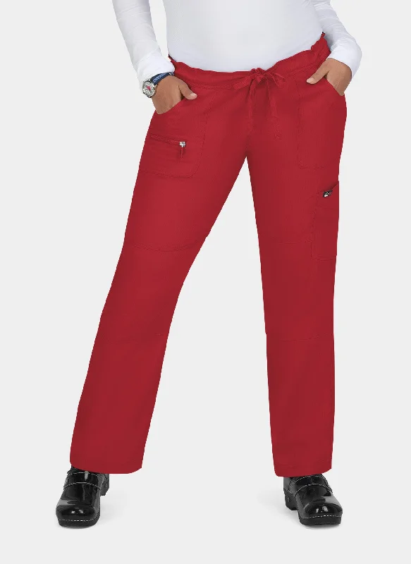 Koi Lite Peace Scrub Trousers - Ruby Trousers Leisure Comfortable