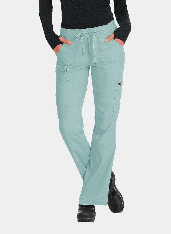 Koi Lite Peace Scrub Trousers - Sage Trousers Yoga Stretchy