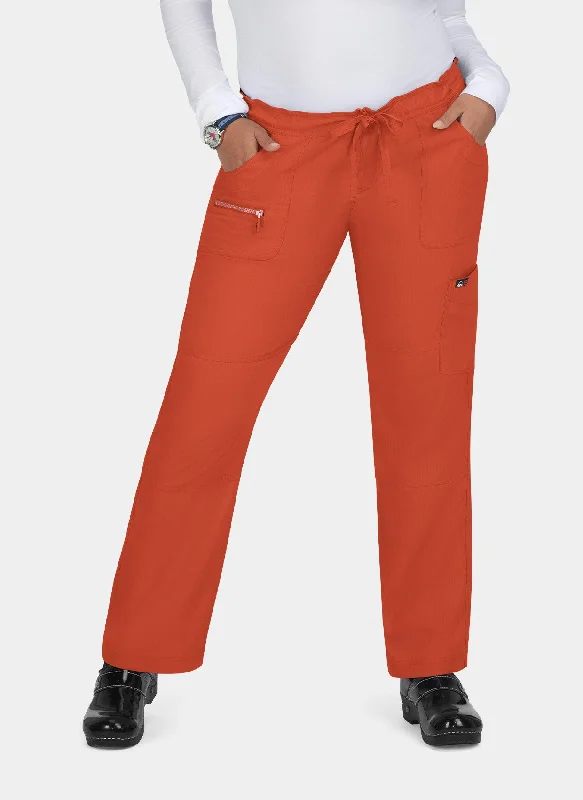 Koi Lite Peace Scrub Trousers - Terracotta Trousers Gym Athletic