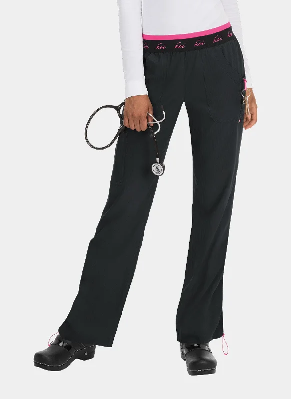 Koi Lite Spirit Scrub Trousers - Black Trousers Office Stylish