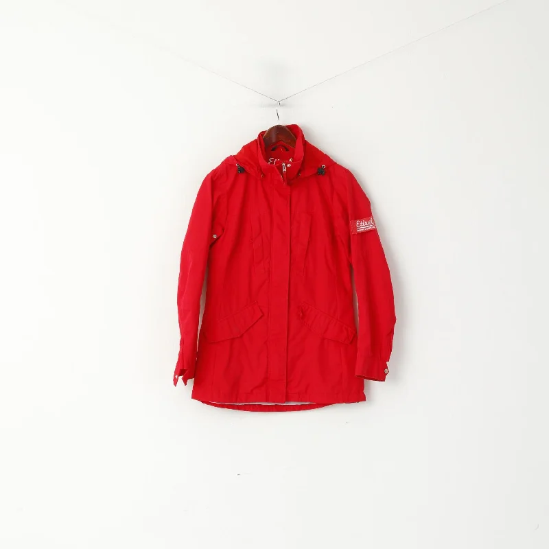 Etirel Women 36 S Jacket Red Campus Sportswear Hooded Full Zipper Pockets Top Stand-Up Collar Roll-Neck Collar Turtle Neck Etirel Women 36 S Jacket Red Campus Sportswear Hooded Full Zipper Pockets Top Stand-Up Collar Roll-Neck Collar Turtle Neck