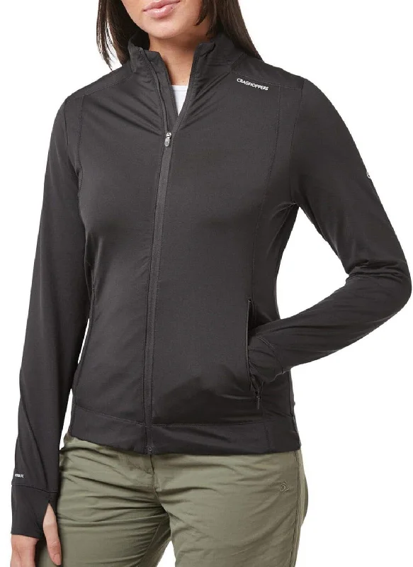 Craghoppers NosiLife Florian Womens Jacket - Grey Bomber Jacket Anorak Windbreaker