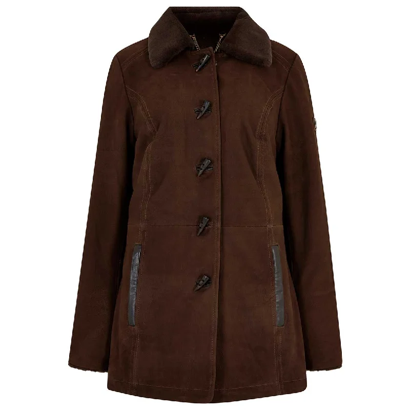 Dubarry Clarke Women's Leather Jacket Knit Fabric Woven Fabric Fleece Fabric