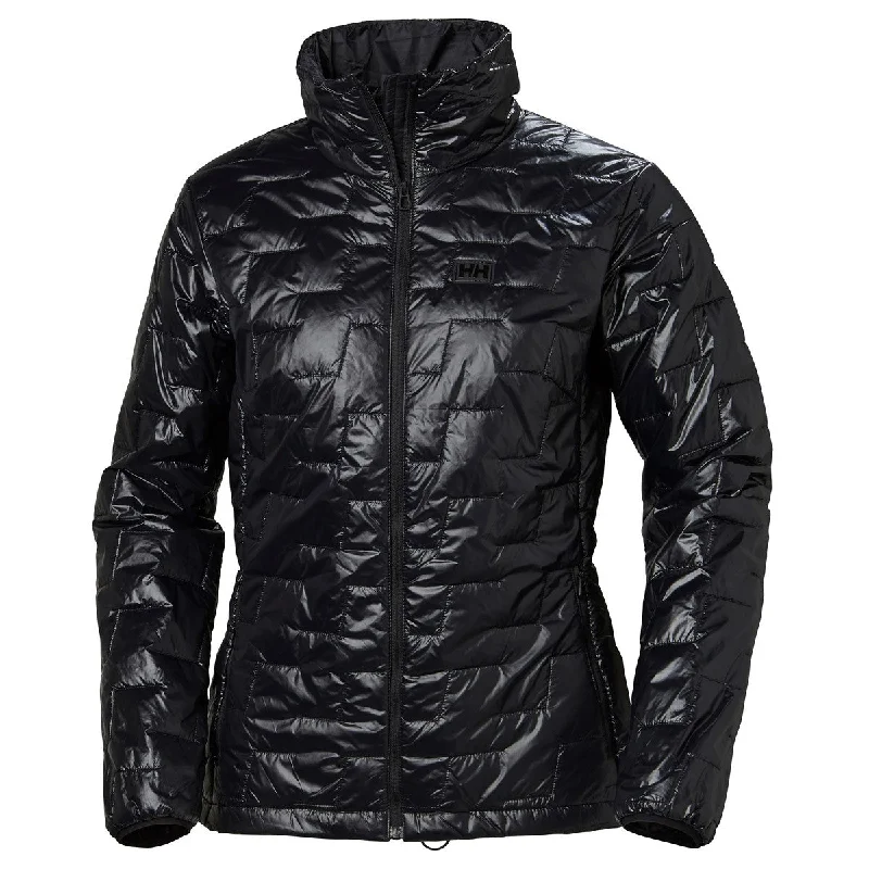 Helly Hansen Womens Lifaloft Insulator Jacket Boat Neck Shawl Collar Notched Collar