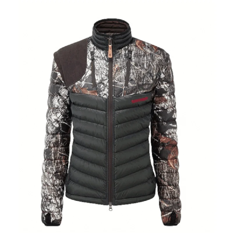Ladies Victor Down Jacket by Shooterking Nylon Fabric Polyester Fabric Spandex Fabric Ladies Victor Down Jacket by Shooterking Nylon Fabric Polyester Fabric Spandex Fabric