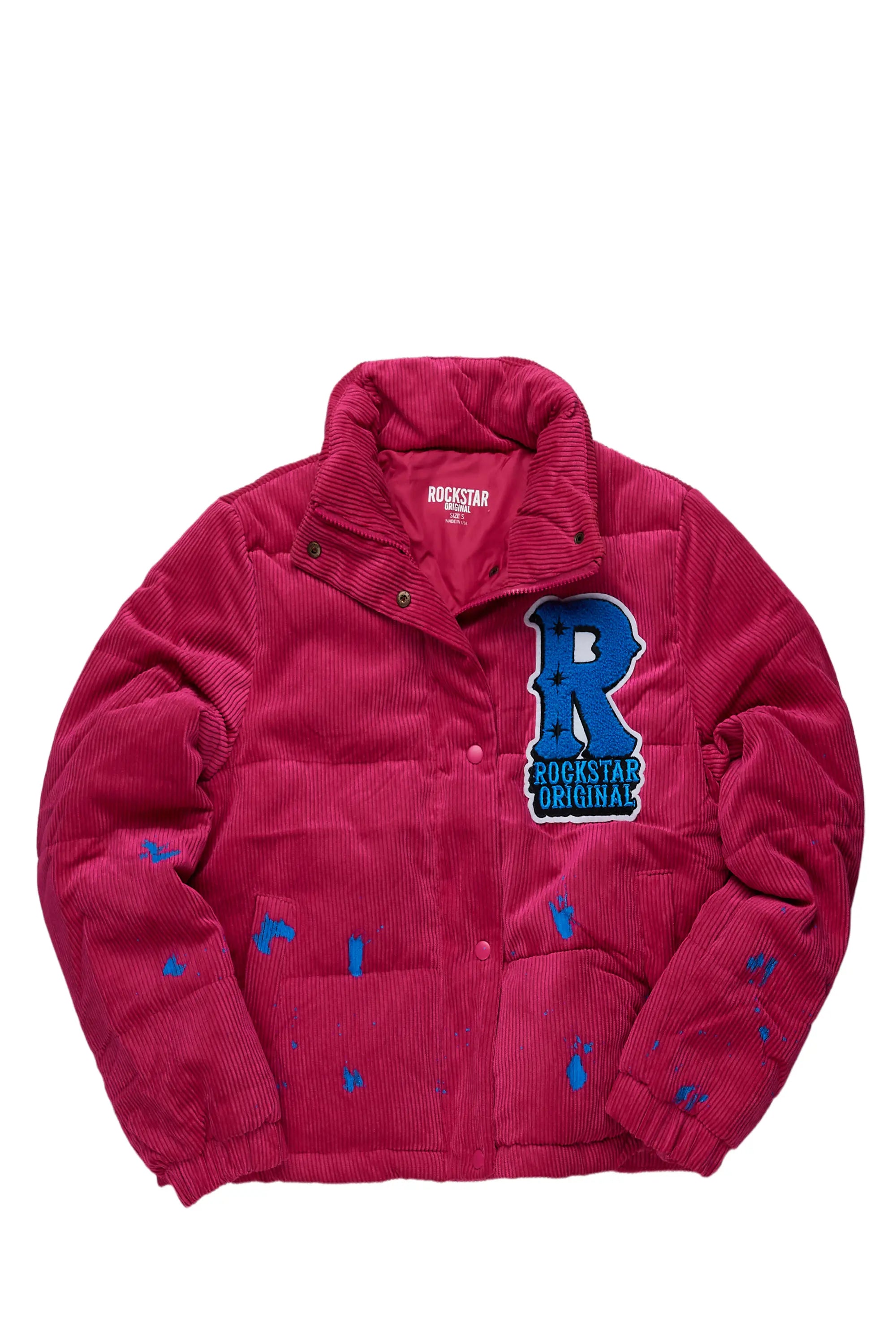 Shirika Fuchsia Puffer Jacket Mesh Jacket Canvas Jacket Denim Jacket