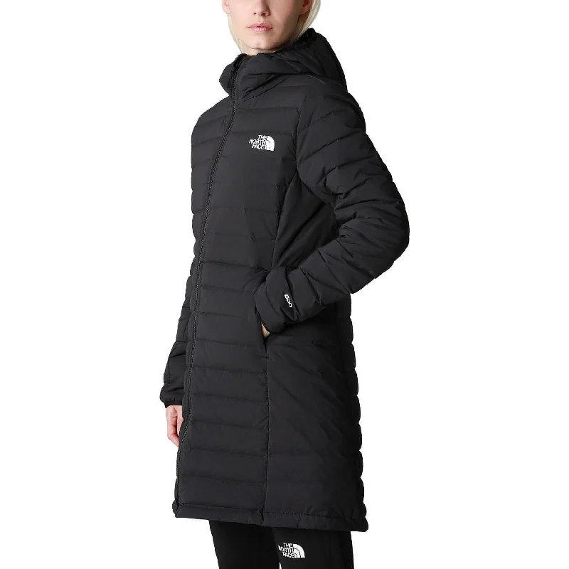 The North Face Belleview Stretch Womens Down Parka Jacket - Black Bomber Jacket Anorak Windbreaker The North Face Belleview Stretch Womens Down Parka Jacket - Black Bomber Jacket Anorak Windbreaker