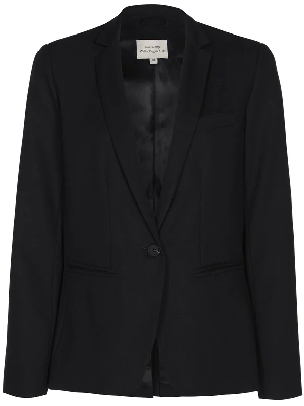 Two Piece Suit Jacket Insulated Jacket Fitted Jacket Loose Jacket