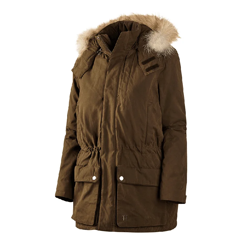 Vigdis Lady Jacket by Harkila Faux Fur Jacket Real Fur Jacket Shearling Jacket