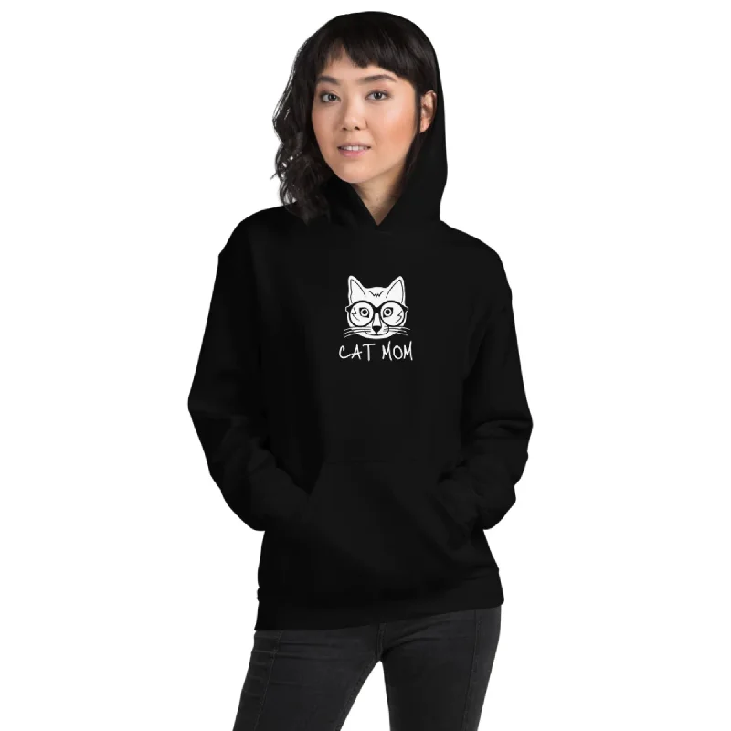 Cat Mom Heavy Blend Hoodie Hoodie with Pocket Utility Practical