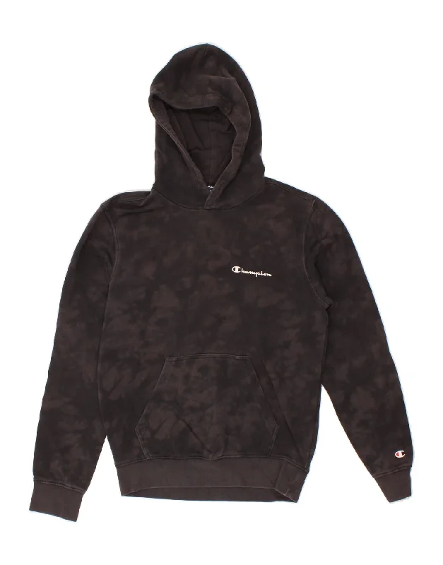 CHAMPION Womens Hoodie Jumper UK 6 XS Grey Tie Dye Cotton Hoodie with Lace Feminine Delicate CHAMPION Womens Hoodie Jumper UK 6 XS Grey Tie Dye Cotton Hoodie with Lace Feminine Delicate