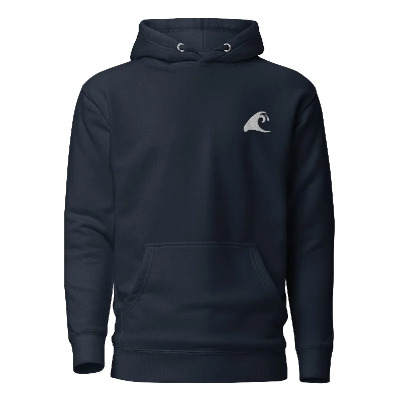 Extremely Stoked Epic Wave Logo on Navy Blue Unisex Hoodie Hoodie with Frayed Bohemian Relaxed Extremely Stoked Epic Wave Logo on Navy Blue Unisex Hoodie Hoodie with Frayed Bohemian Relaxed