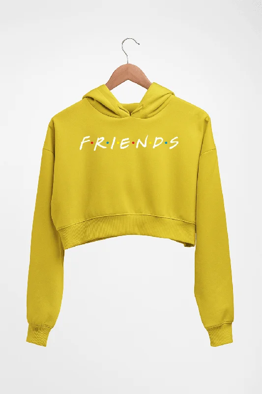 Friends Crop HOODIE FOR WOMEN Hoodie with Mesh Breathable Sporty