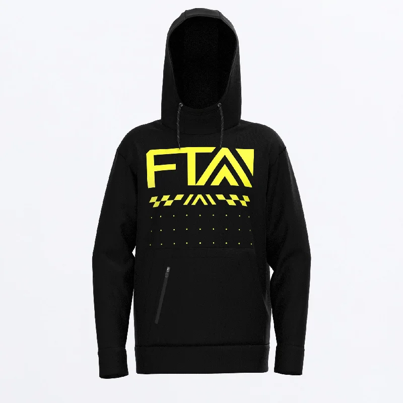 Full Throttle Tech P/O Hoodie Hoodie with Ribbed Neckline Snug Warm