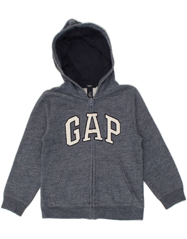 GAP Boys Graphic Zip Hoodie Sweater 6-7 Years Navy Blue Cotton Hooded Sweatshirt Casual Wear Street Style GAP Boys Graphic Zip Hoodie Sweater 6-7 Years Navy Blue Cotton Hooded Sweatshirt Casual Wear Street Style