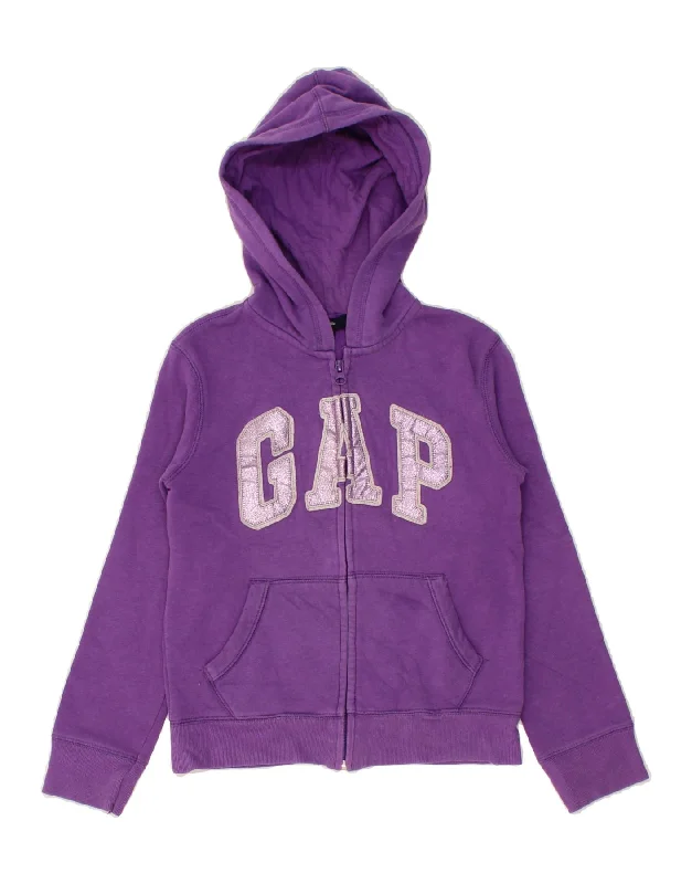 GAP Girls Graphic Hoodie Jumper 8-9 Years Medium Purple Hoodie with V-Neck Classic Versatile GAP Girls Graphic Hoodie Jumper 8-9 Years Medium Purple Hoodie with V-Neck Classic Versatile