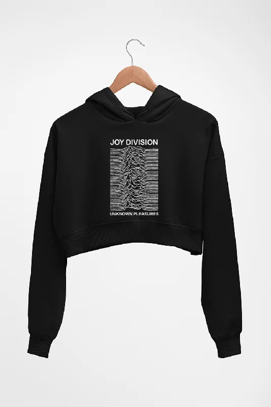 Joy Division Crop HOODIE FOR WOMEN Hoodie with Embroidery Detailed Premium