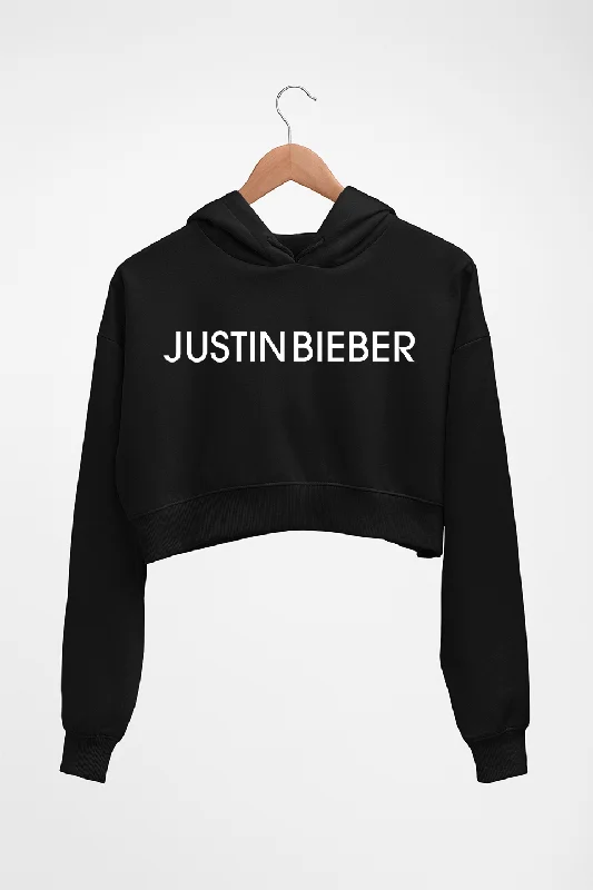 Justin Bieber Crop HOODIE FOR WOMEN Hoodie with Gradient Ombre Colorful