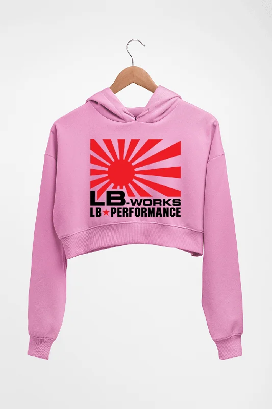 LB Works Performance Crop HOODIE FOR WOMEN Hoodie with Elastic Cuffs Stretchable Comfortable LB Works Performance Crop HOODIE FOR WOMEN Hoodie with Elastic Cuffs Stretchable Comfortable
