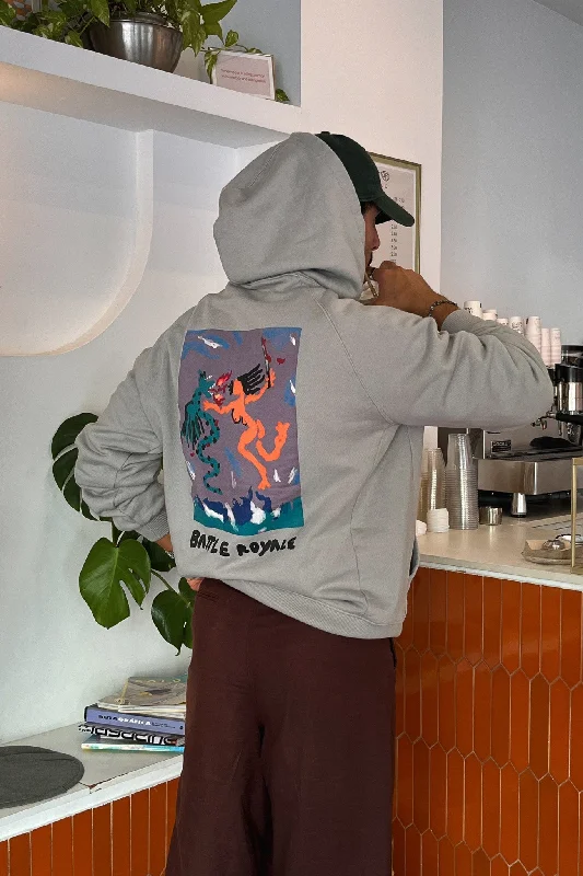 Battle Royale Hoodie Hoodie with Typography Text Message