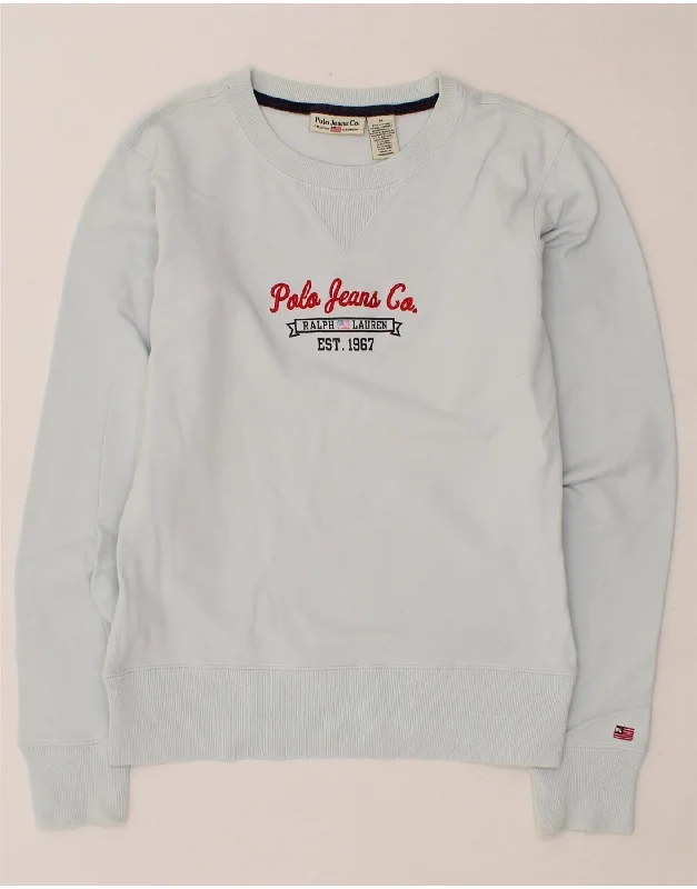 POLO RALPH LAUREN Girls Graphic Sweatshirt Jumper 8-9 Years Medium Blue Hoodie Crop Top Short Trendy POLO RALPH LAUREN Girls Graphic Sweatshirt Jumper 8-9 Years Medium Blue Hoodie Crop Top Short Trendy