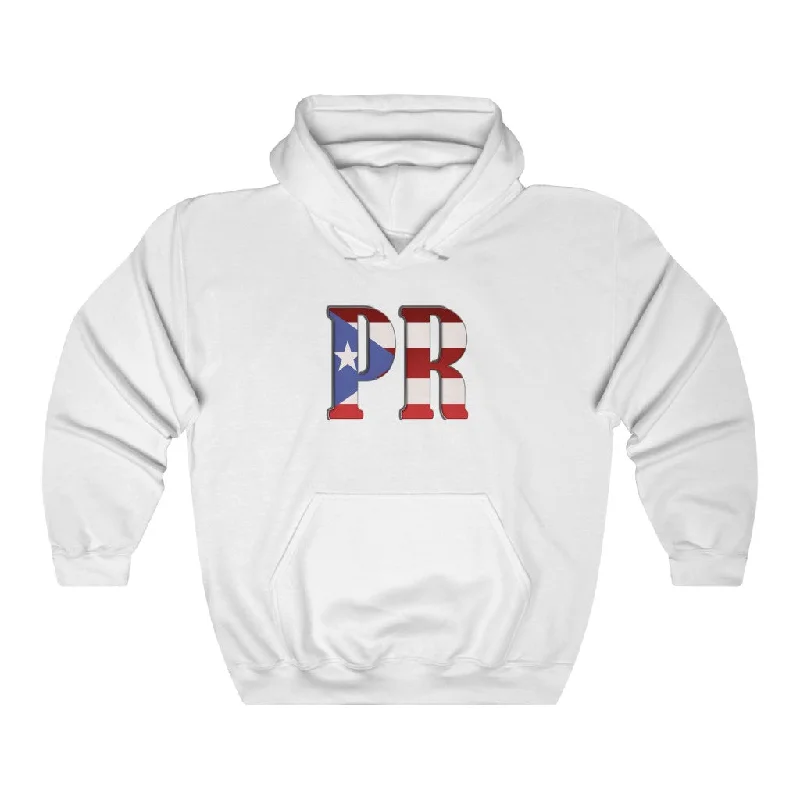 PR (Puerto Rico) Hoodie - Unisex Hoodie with Pocket Utility Practical