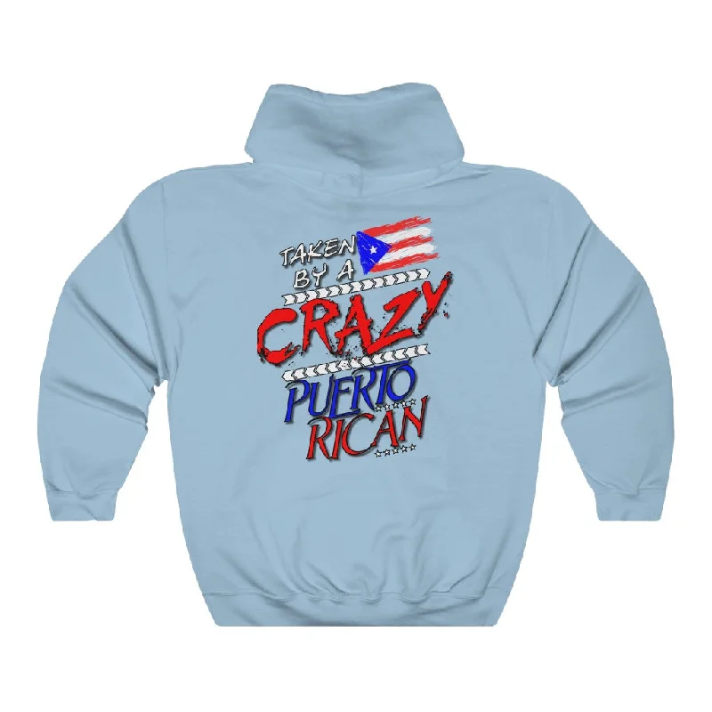 Taken By A Crazy PR - Unisex Heavy Blend™ Hooded Sweatshirt Hoodie with High-Low Hem Asymmetrical Trendy Taken By A Crazy PR - Unisex Heavy Blend™ Hooded Sweatshirt Hoodie with High-Low Hem Asymmetrical Trendy