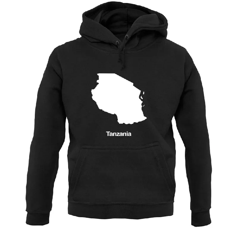 Tanzania Silhouette Unisex Hoodie Hoodie with Zipper Versatile Modern