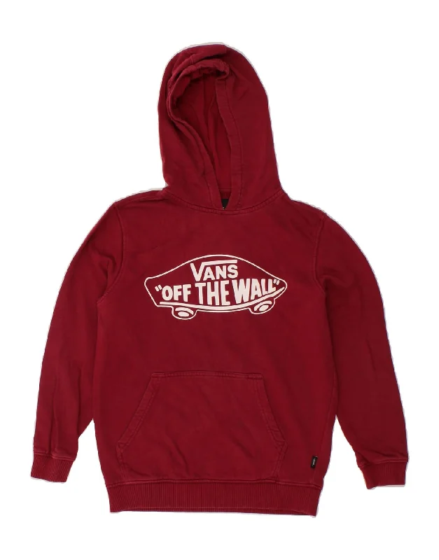 VANS Boys Graphic Hoodie Jumper 14-15 Years Medium Maroon Cotton Hoodie with Camouflage Military Edgy VANS Boys Graphic Hoodie Jumper 14-15 Years Medium Maroon Cotton Hoodie with Camouflage Military Edgy