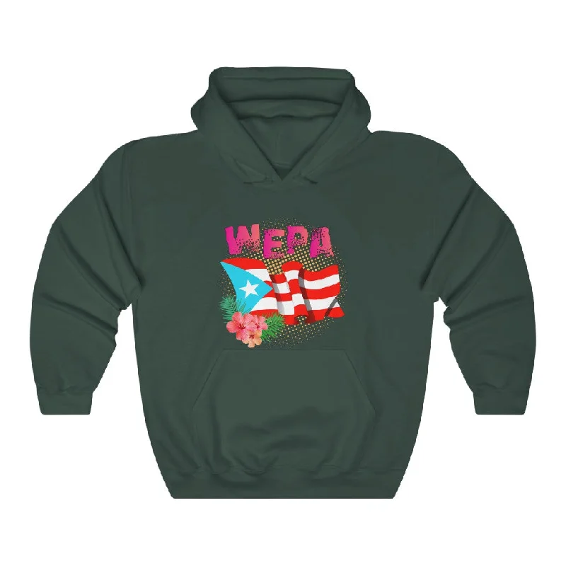 WEPA FLAG Unisex Heavy Blend™ Hooded Sweatshirt Hoodie with Button Placket Classic Preppy WEPA FLAG Unisex Heavy Blend™ Hooded Sweatshirt Hoodie with Button Placket Classic Preppy