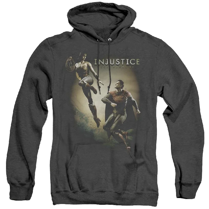 Battle Of The Gods - Heather Pullover Hoodie High Neck Pullover