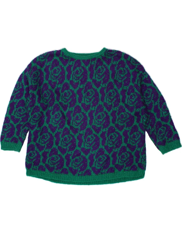 BENETTON Womens 3/4 Sleeve Boat Neck Jumper Sweater IT 46 Large Purple Hooded Sweater Collared Sweater Shawl Collar BENETTON Womens 3/4 Sleeve Boat Neck Jumper Sweater IT 46 Large Purple Hooded Sweater Collared Sweater Shawl Collar